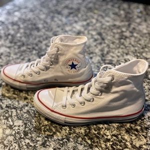 White High Top Converse